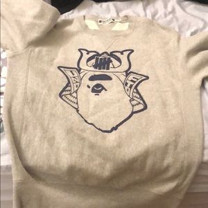 Bathing ape x undefeated sweater collaboration